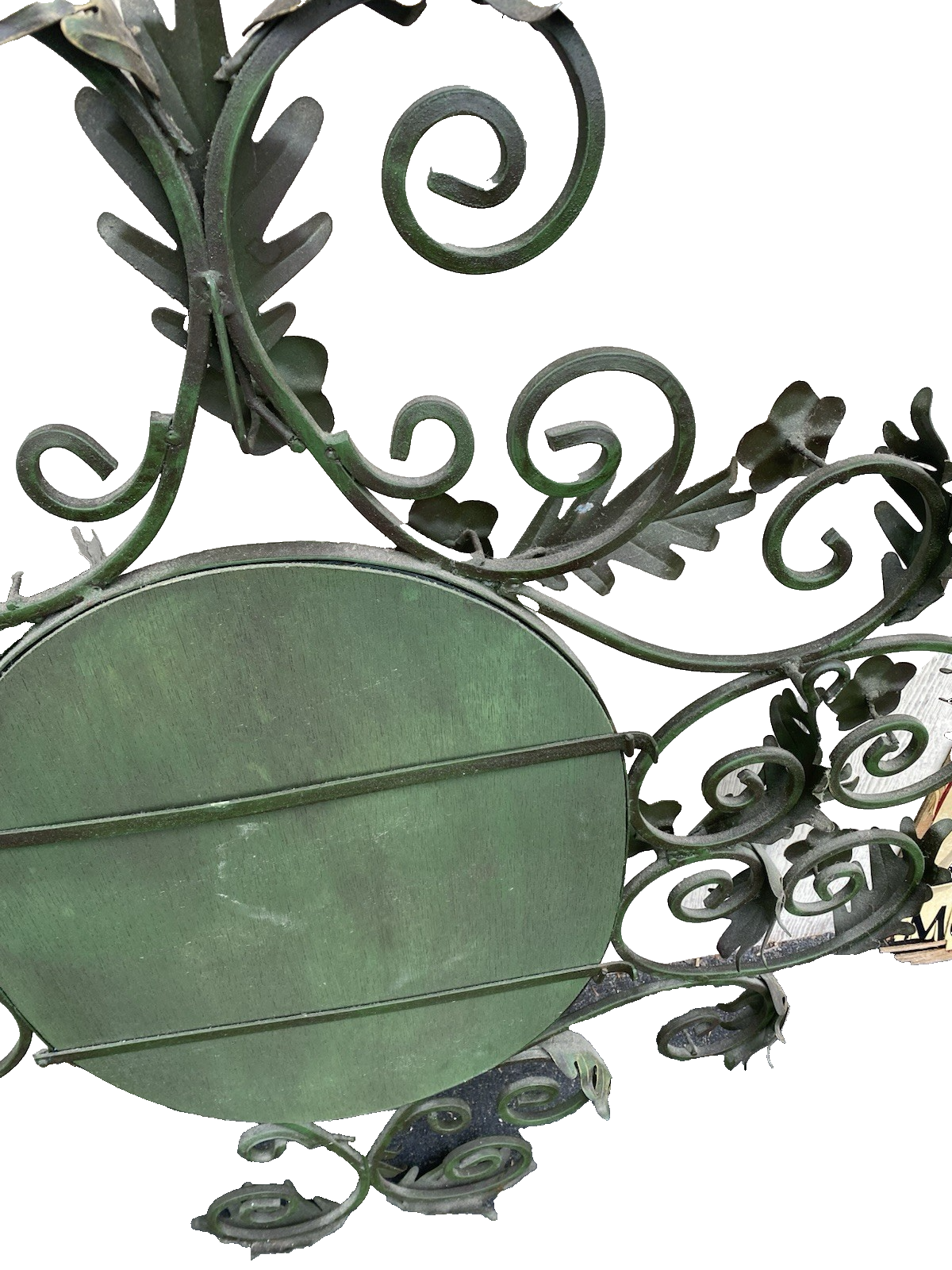 66532   Metal Mid Century Modern Metal Decorator Mirror