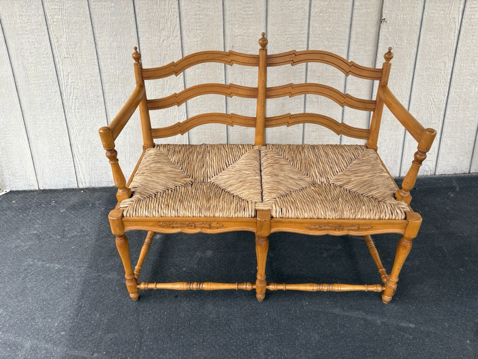 66796   Maple Loveseat Sofa  Settee Couch Chair