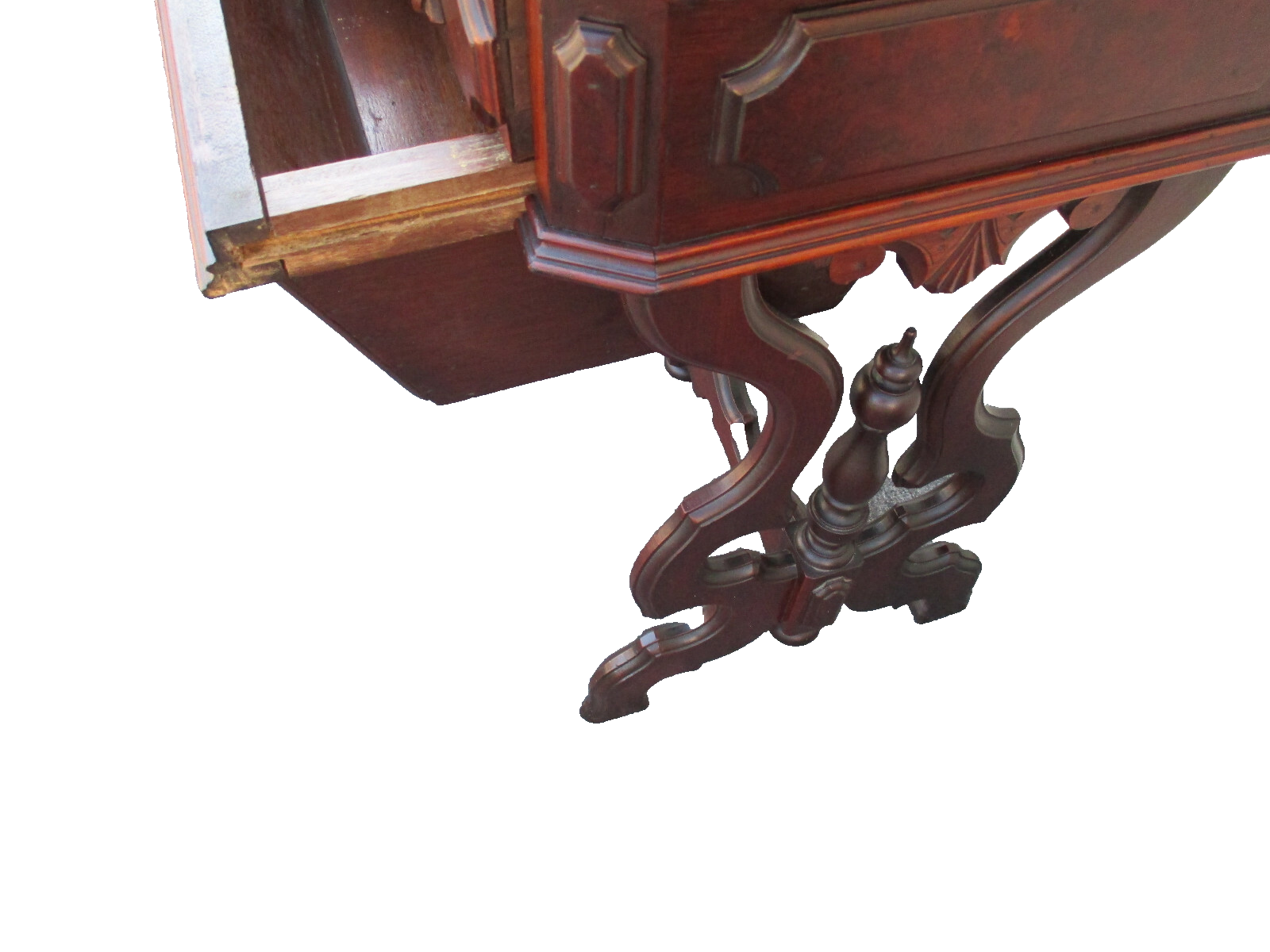 63086 Antique Victorian Sewing Stand  Desk  Cabinet Table Nightstand
