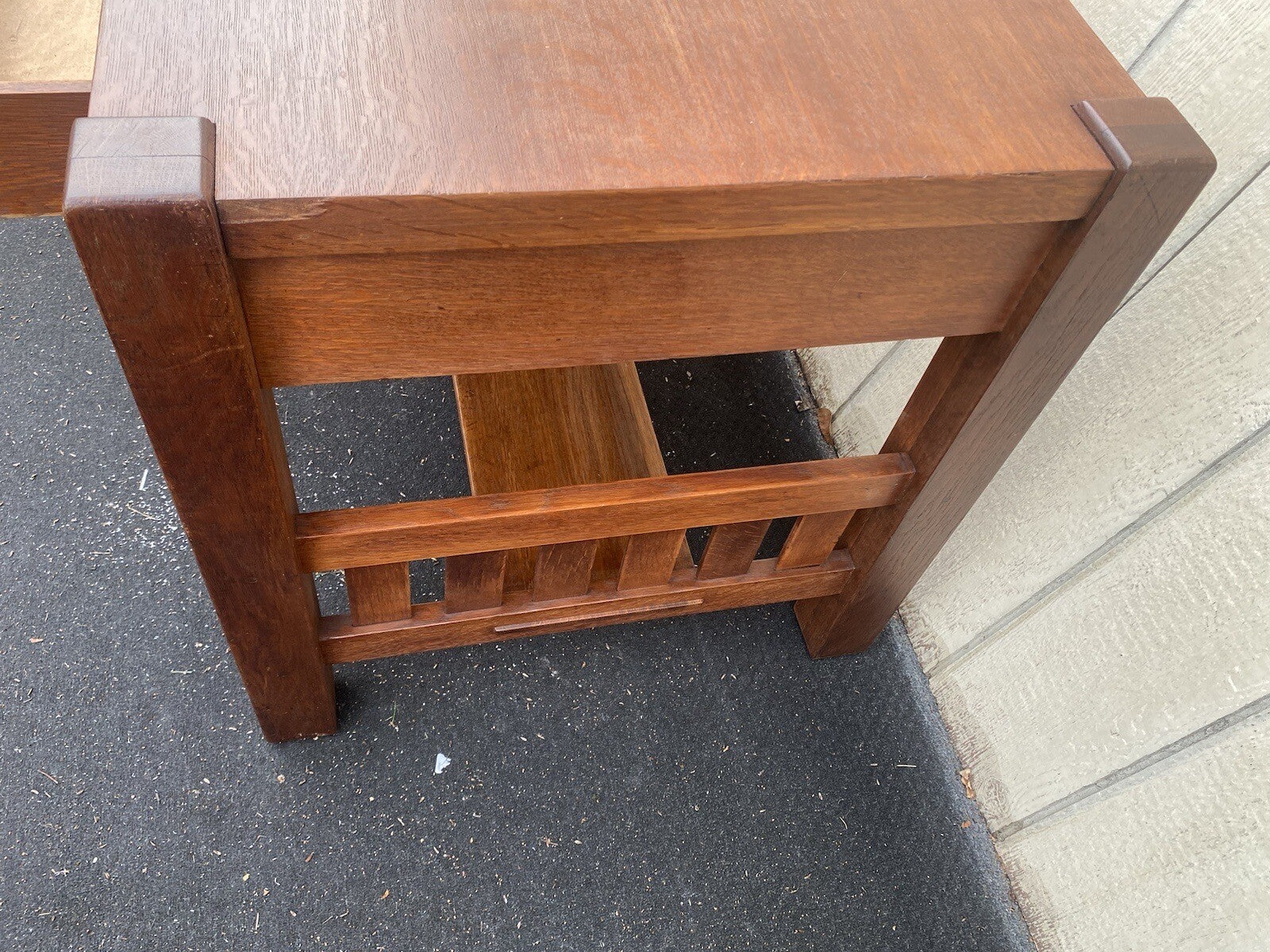 65019   Antique Mission Oak Desk   HARDEN Furniture