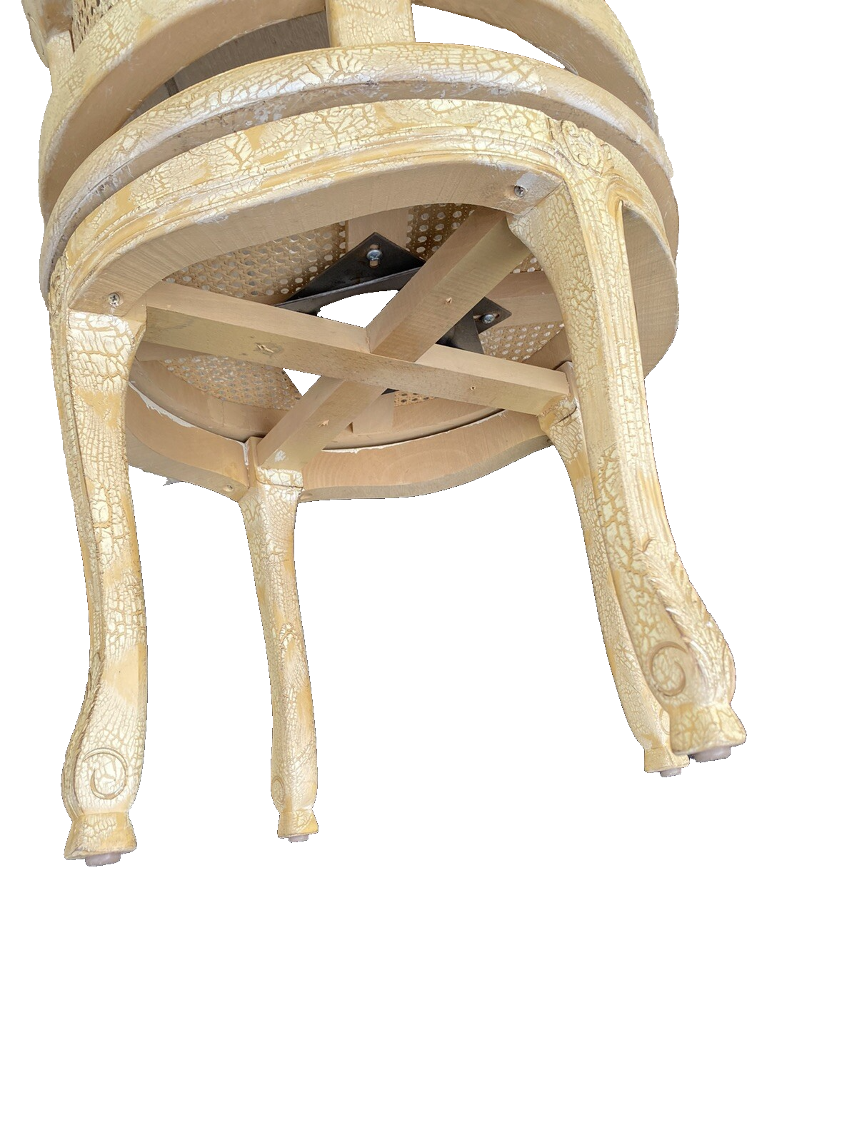 65353 Decorator Swivel Vanity Chair with upholstered cushion