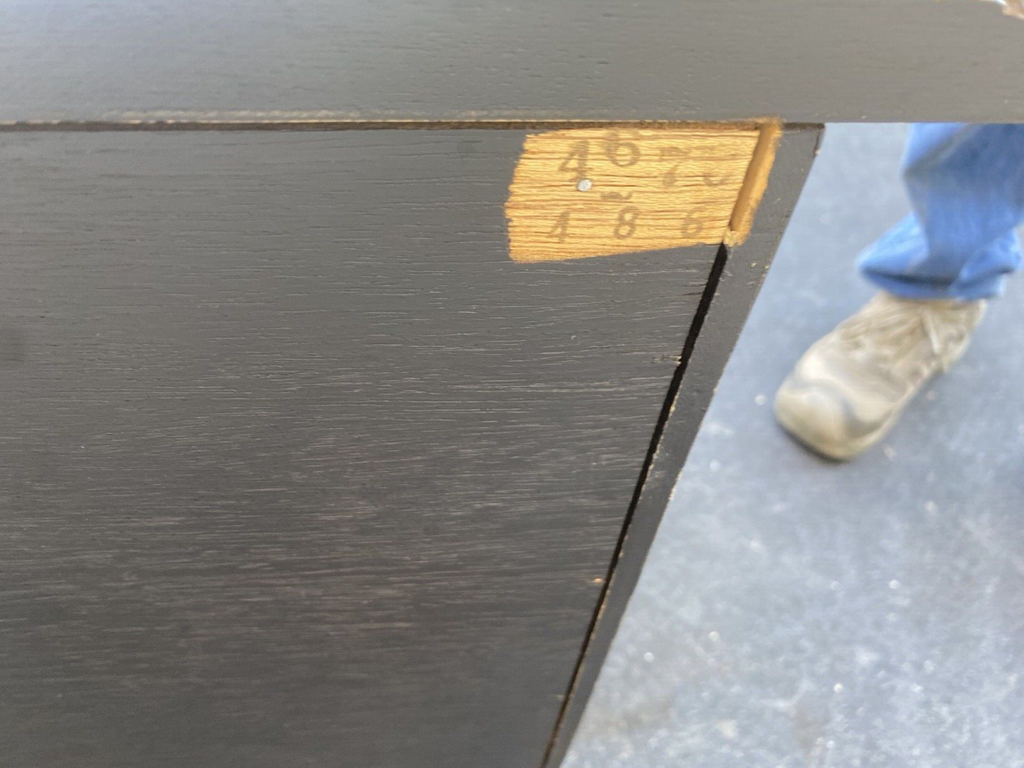 65537 Baker Furniture Oak Chest Nightstand Stand