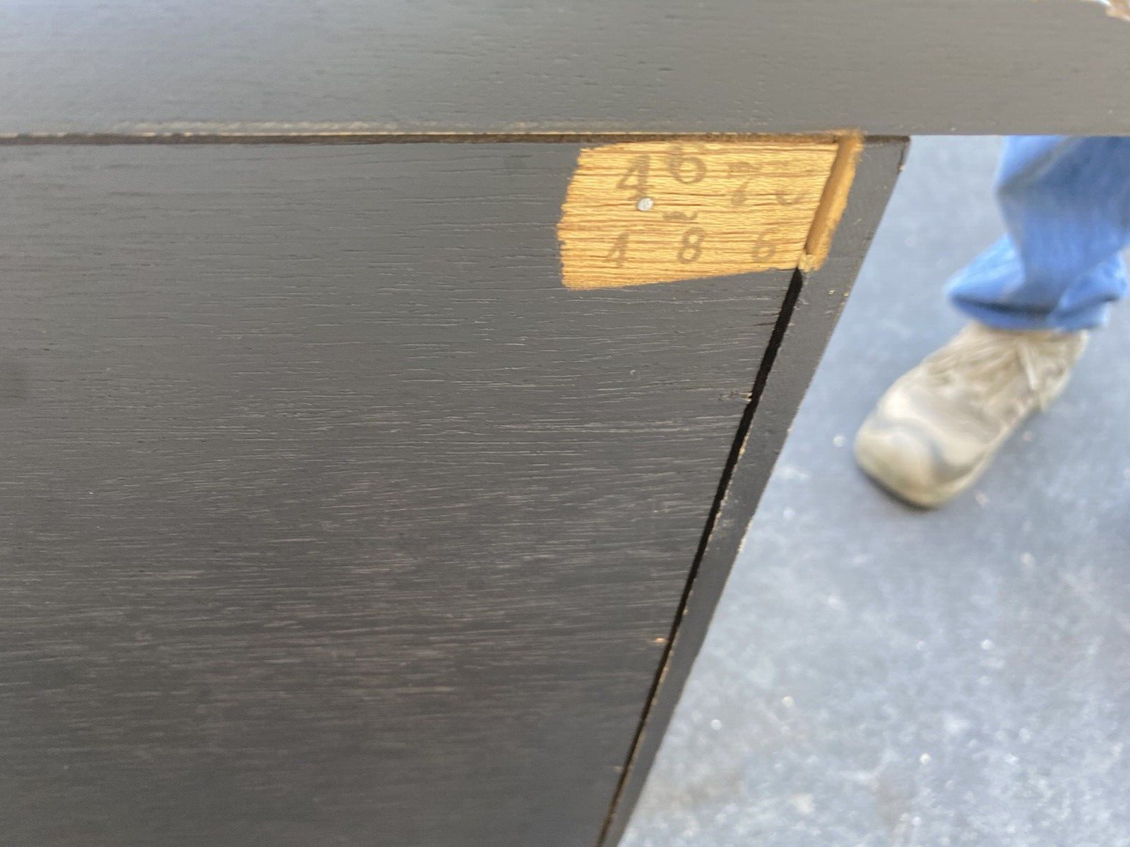 65537 Baker Furniture Oak Chest Nightstand Stand