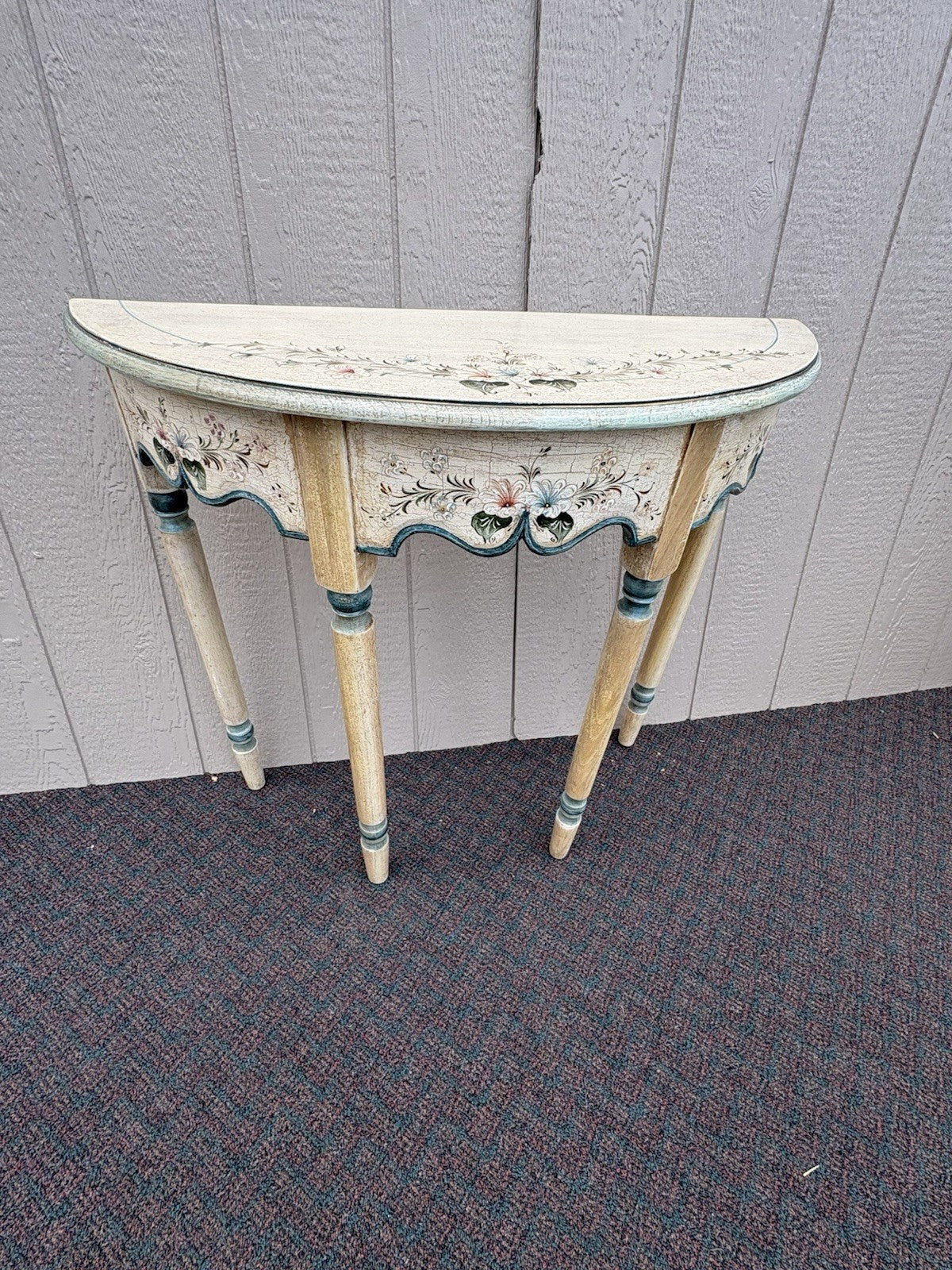 67049 Hand Painted Console Table Stand Sideboard Server