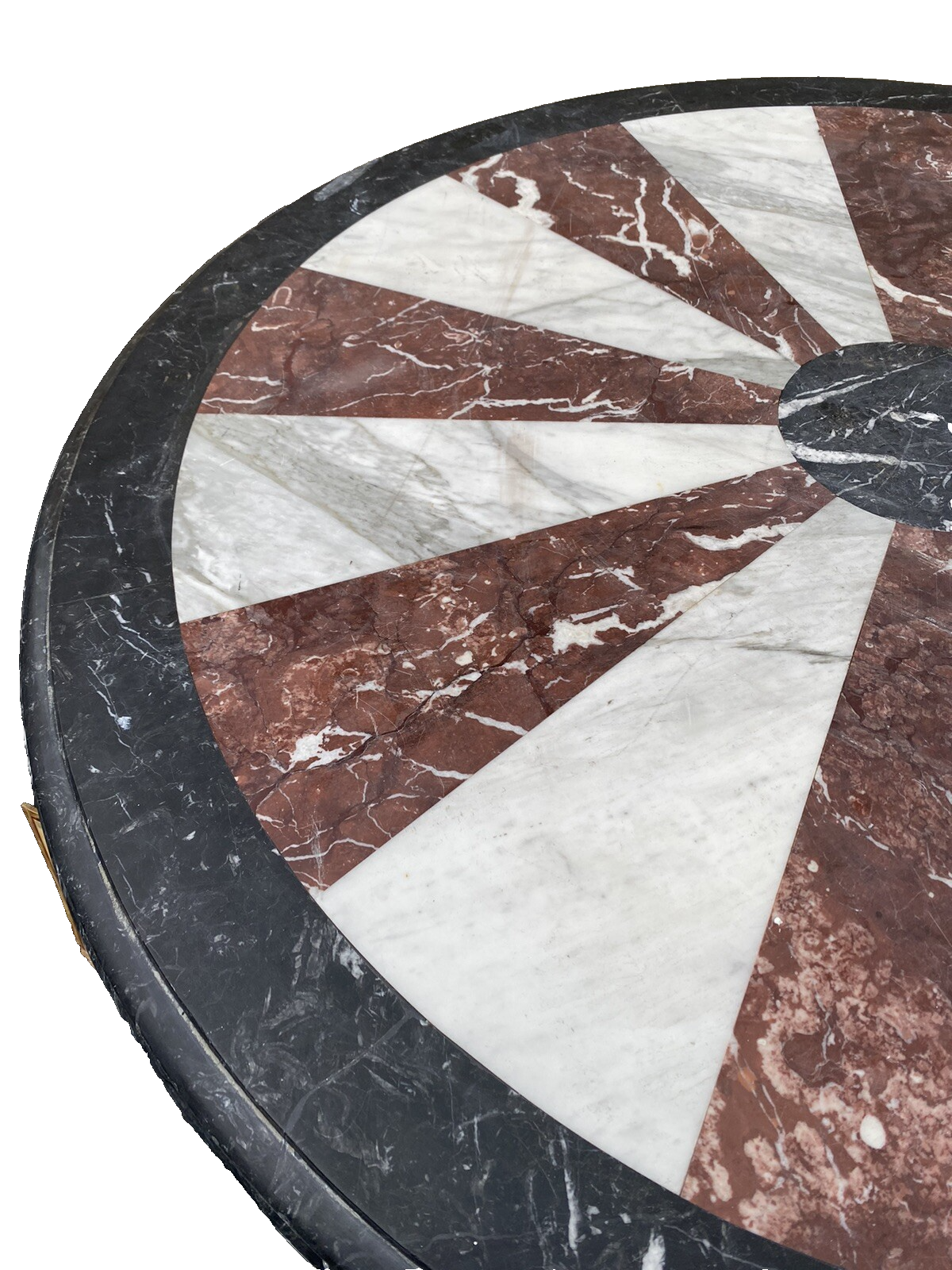 65987 Super Quality Round Marble Top Dining / Foyer Table