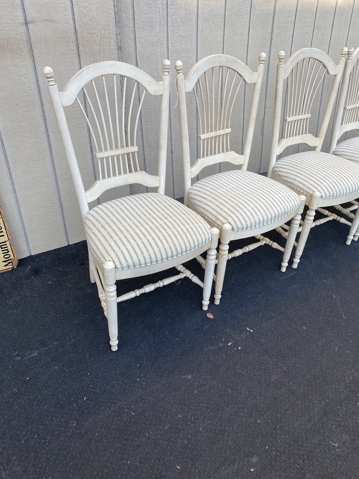66362   Set 6 Ethan Allen Modern Dining Chair s