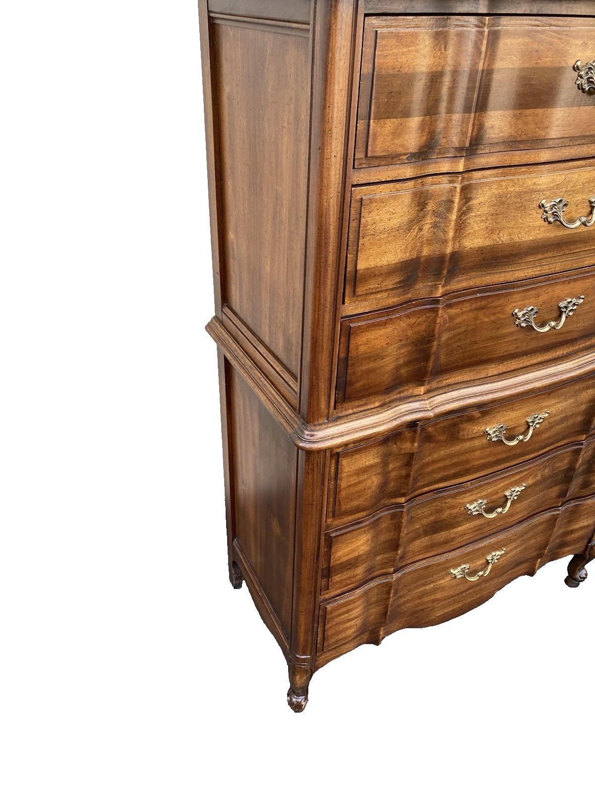 66621 French Provincial High Chest Dresser