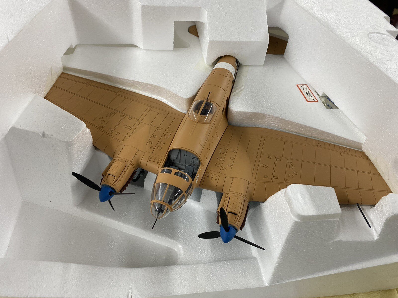 ES 307 Franklin Mint Precision B11E199  WW11 German Heinkel 111 Libya Desert NIB