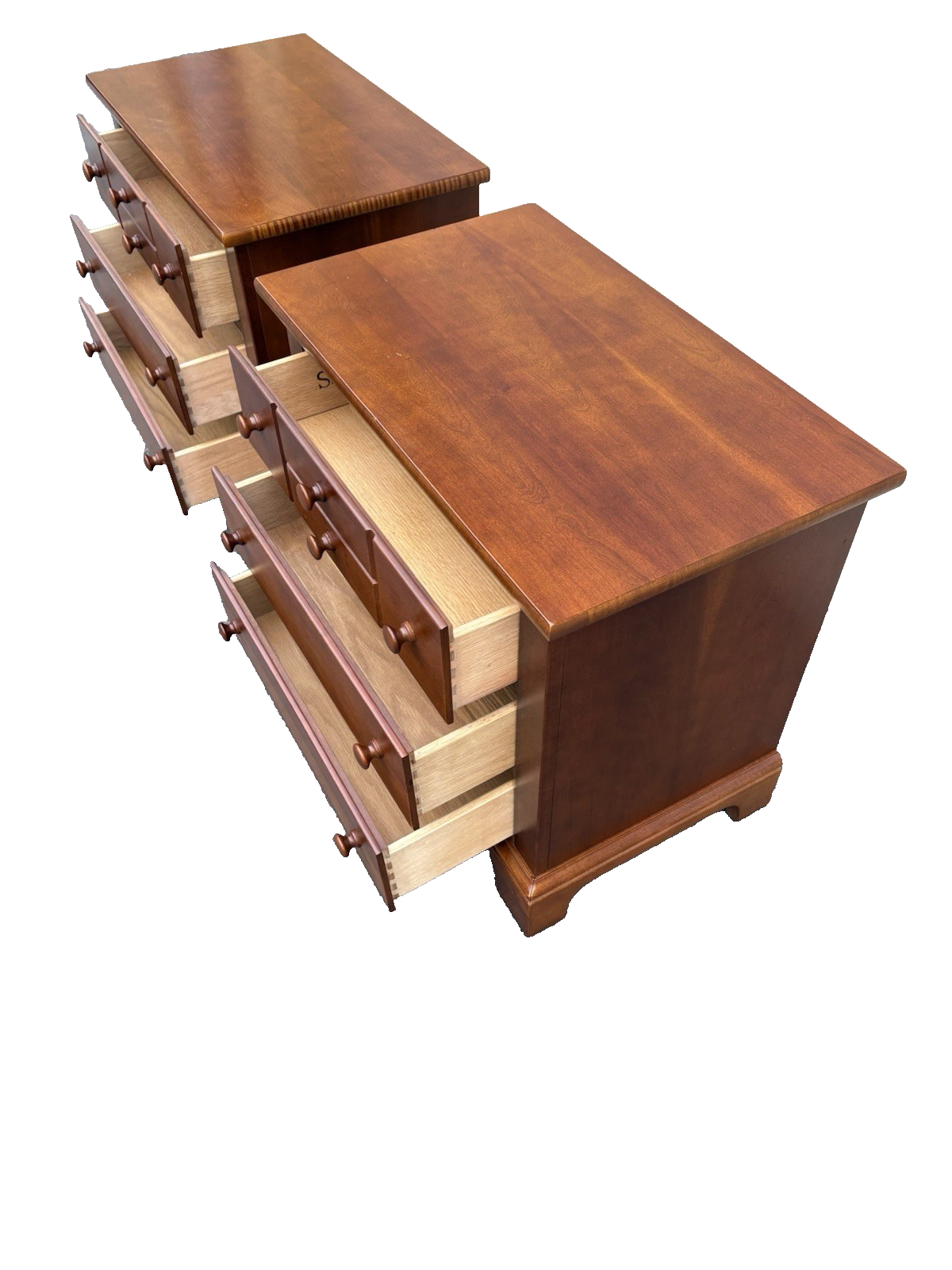 67190 Pair Stanley Furniture Cherry Nightstand End Table s