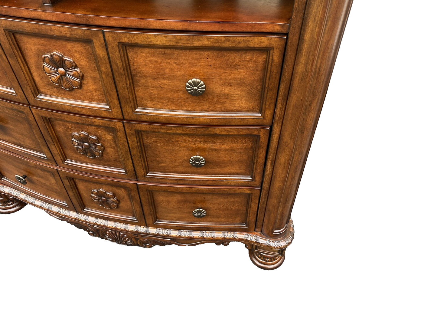 66081 Mahogany Television Stand Credenza Buffet Server