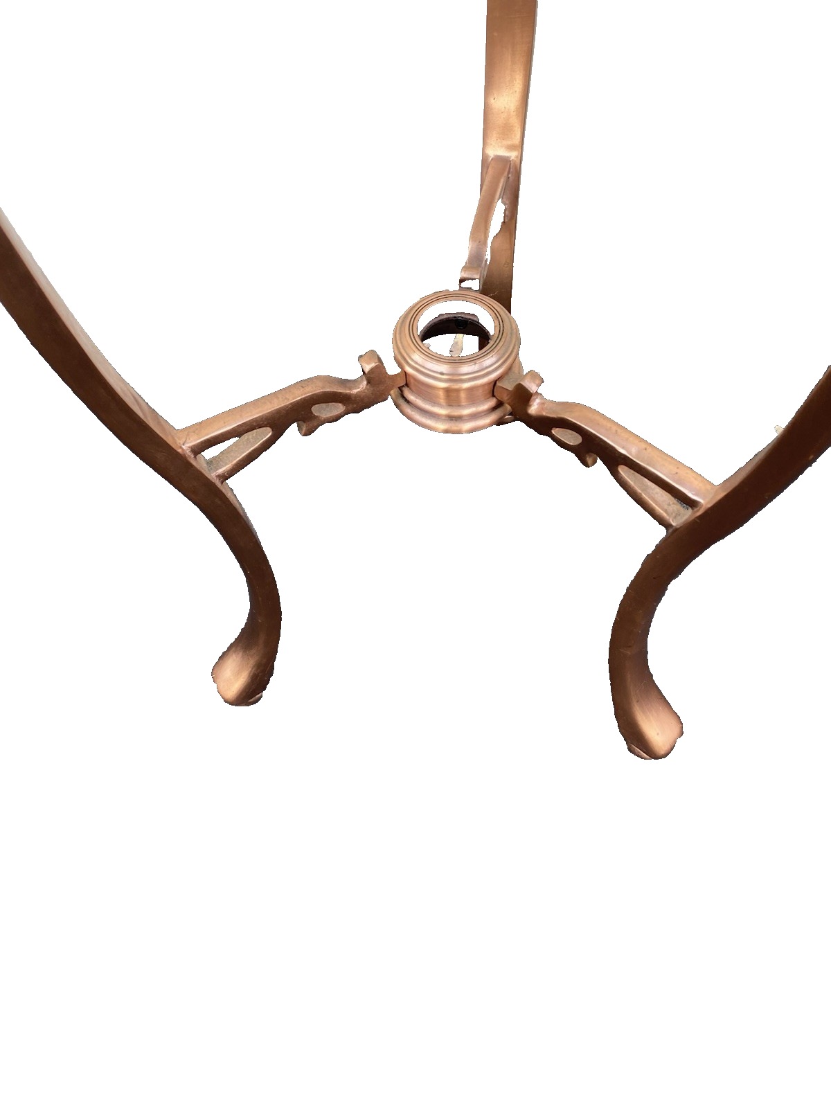 66617 World Revolving Globe on Copper Stand