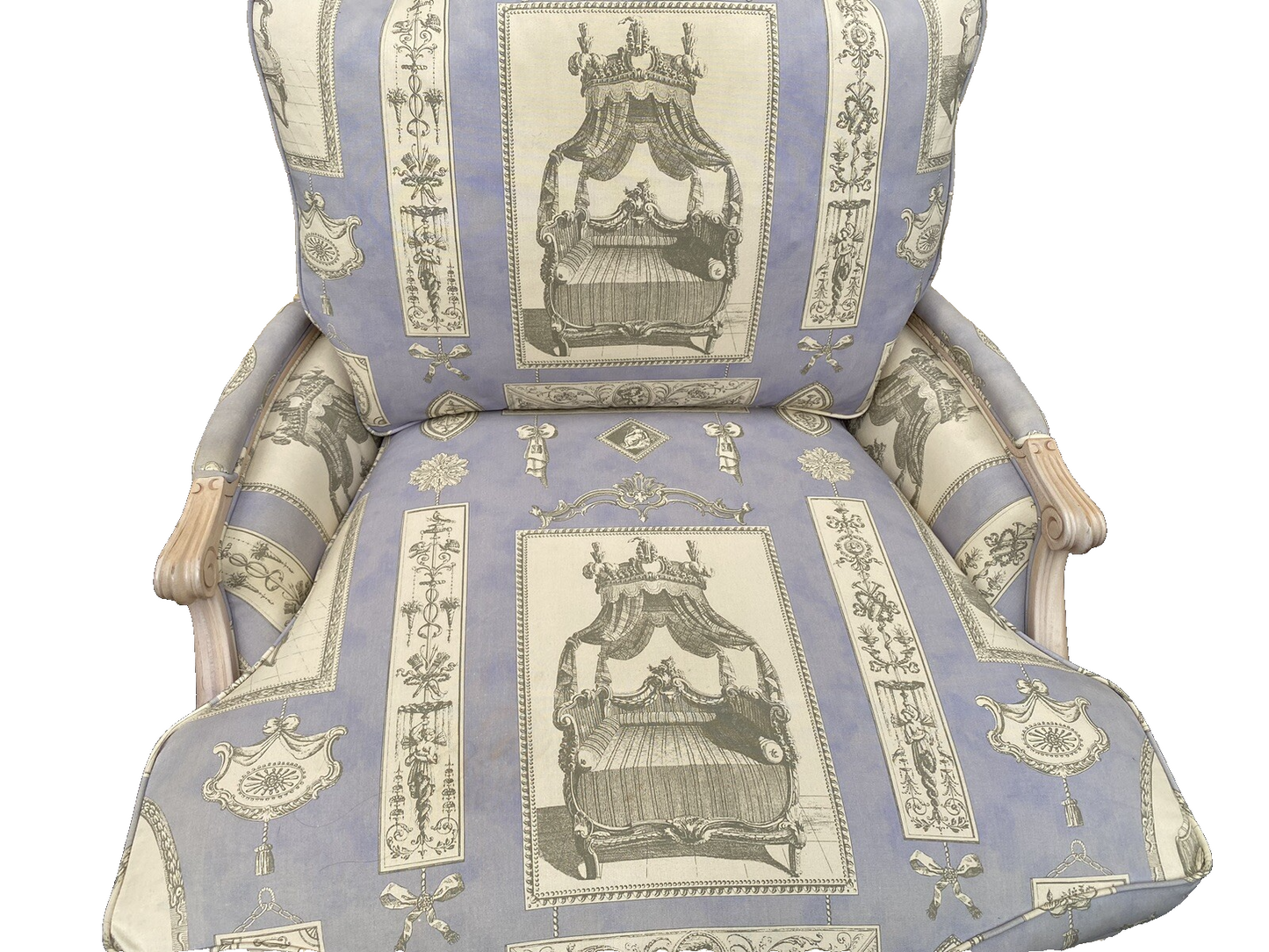 65814    NORWALK Furniture Decorator Bergere Armchair