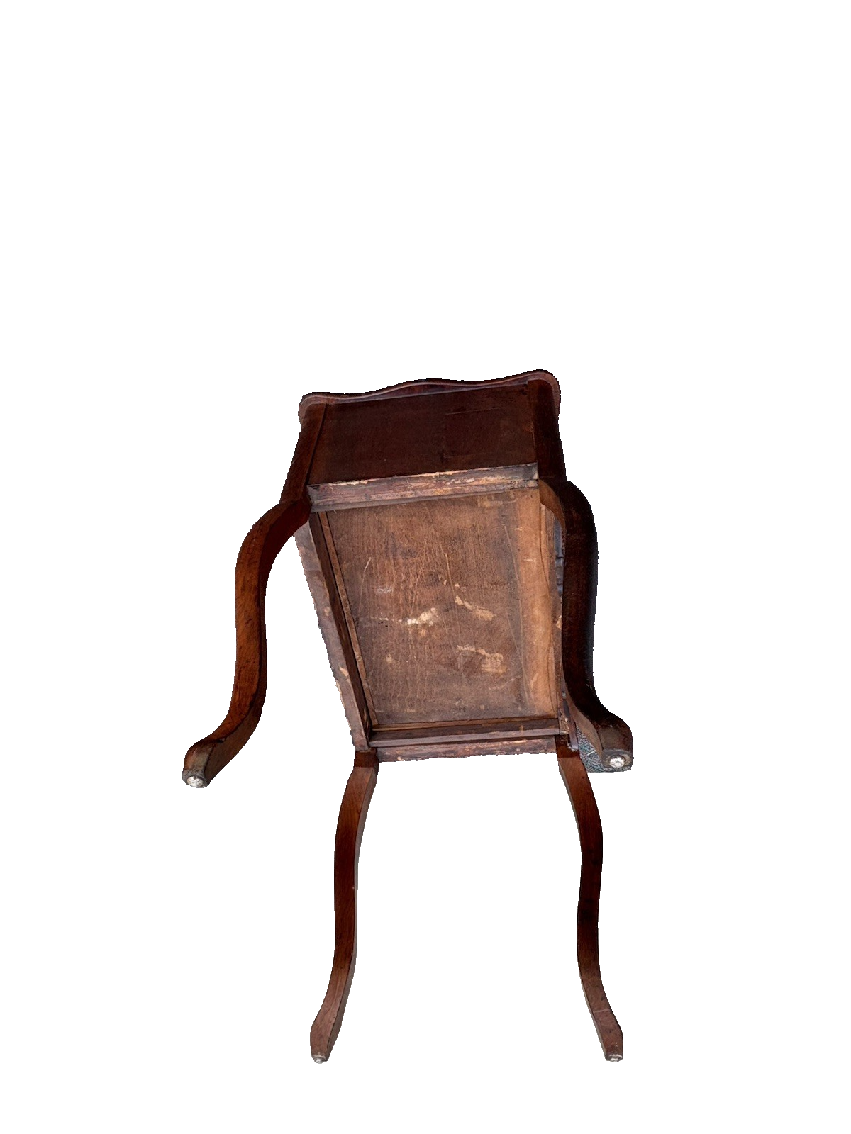 66964 Antique Empire Mahogany Nightstand End Table Stand