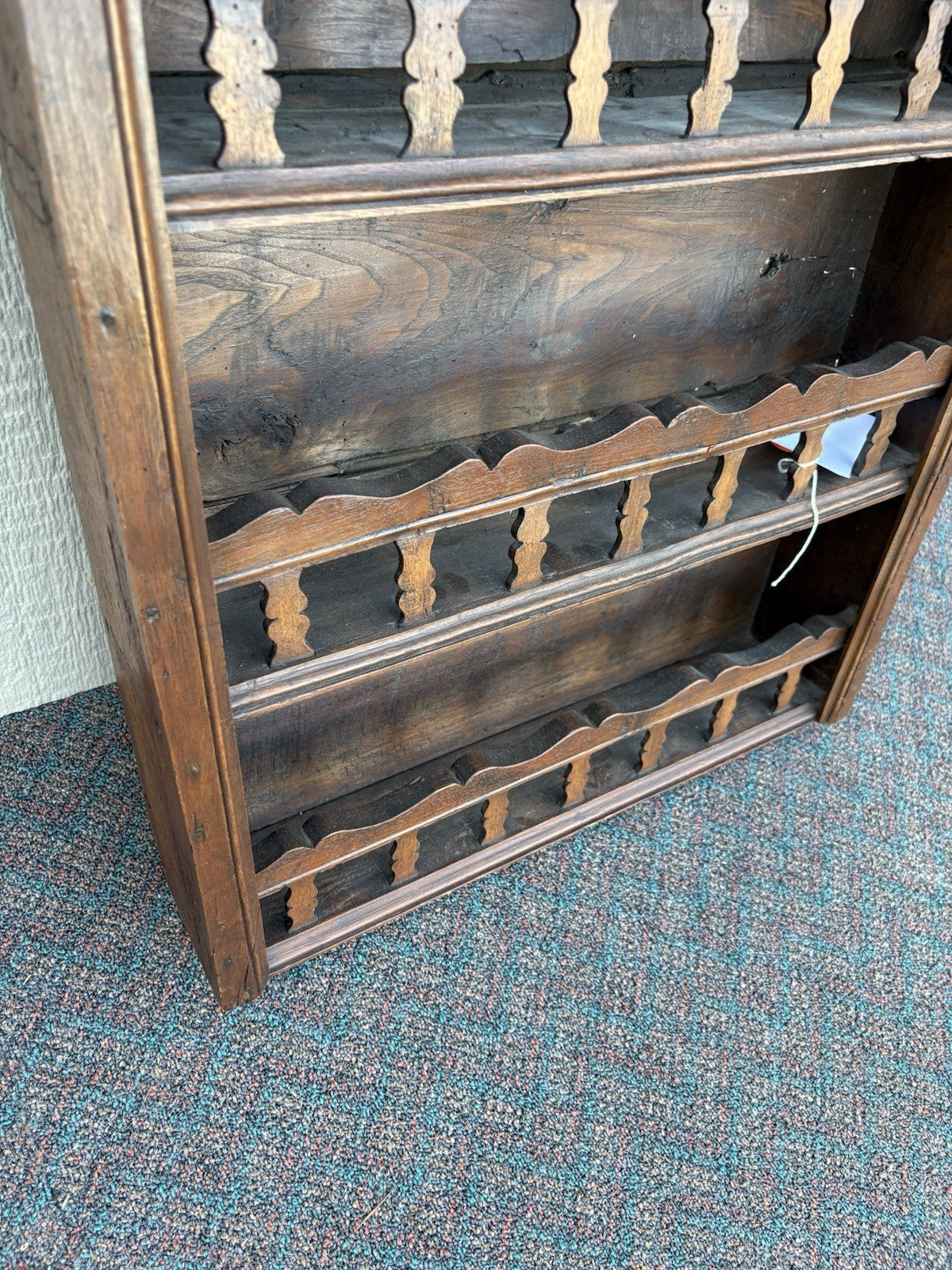 65458 Antique Whatnot Wall Shelf Curio