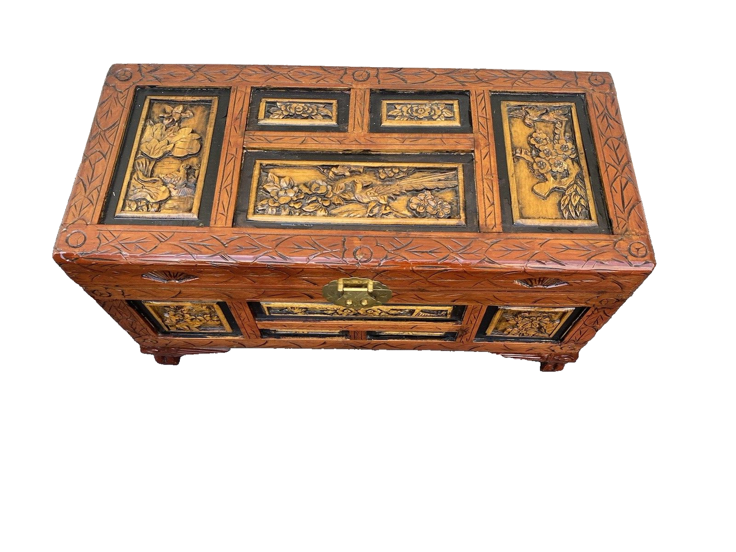65684 Oriental Storage Blanket  Chest Trunk Cabinet