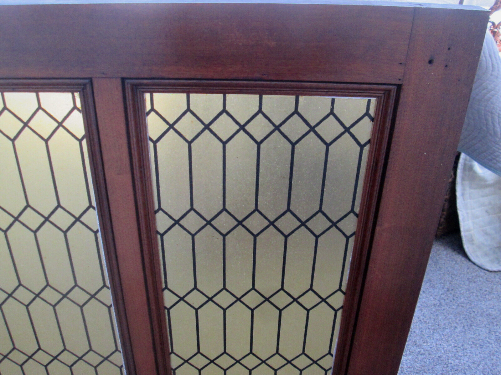 59032 Antique Door  Window with Glass Inserts