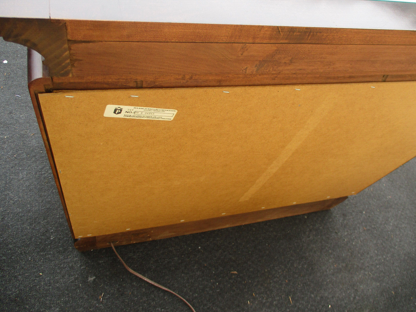 64181   Oriental Credenza Curio with Light PULASKI Furniture