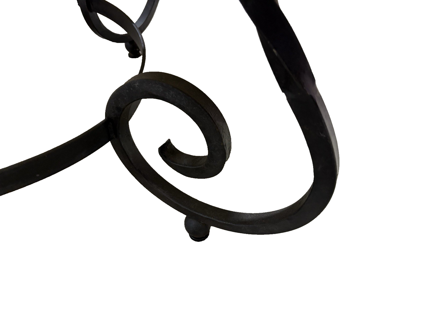 65190   Quality Decorator Cement Top Iron  Table  Dining Kitchen Table