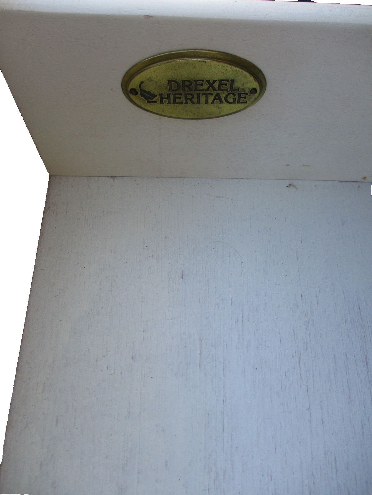 63877  PAIR Marble Top  DREXEL HERITAGE  Server Bachelor  Chest Nightstand s