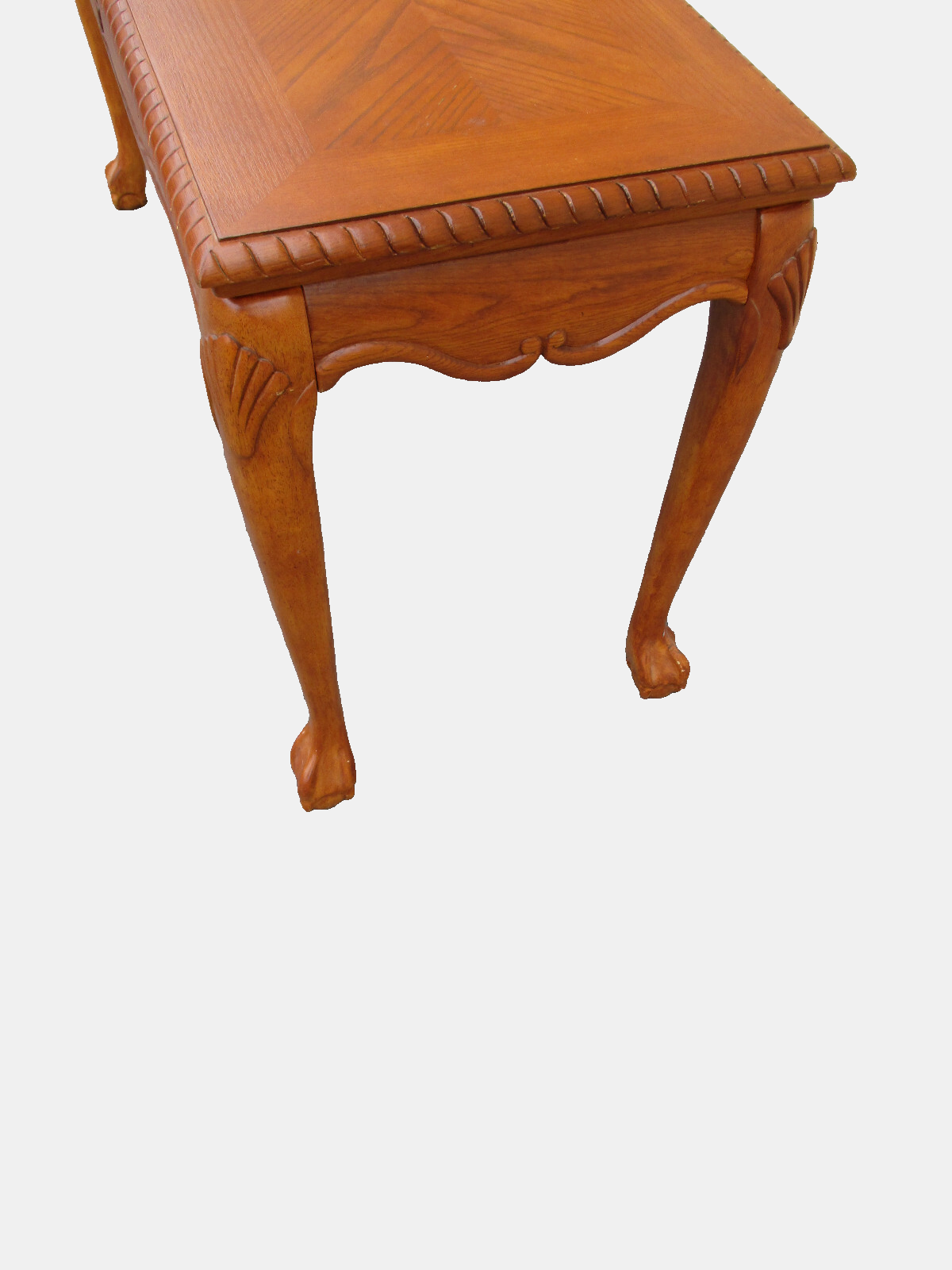 62403 Oak Claw foot Console Table Hall Stand Sideboard Server