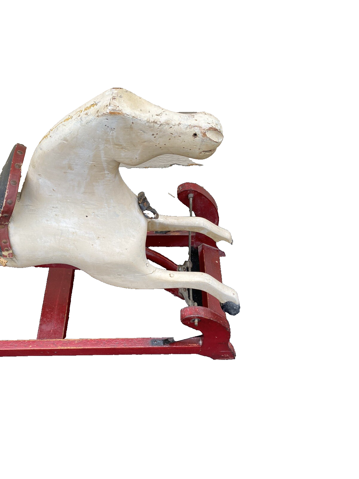 65476 Antique Wood Rocking Swing Horse