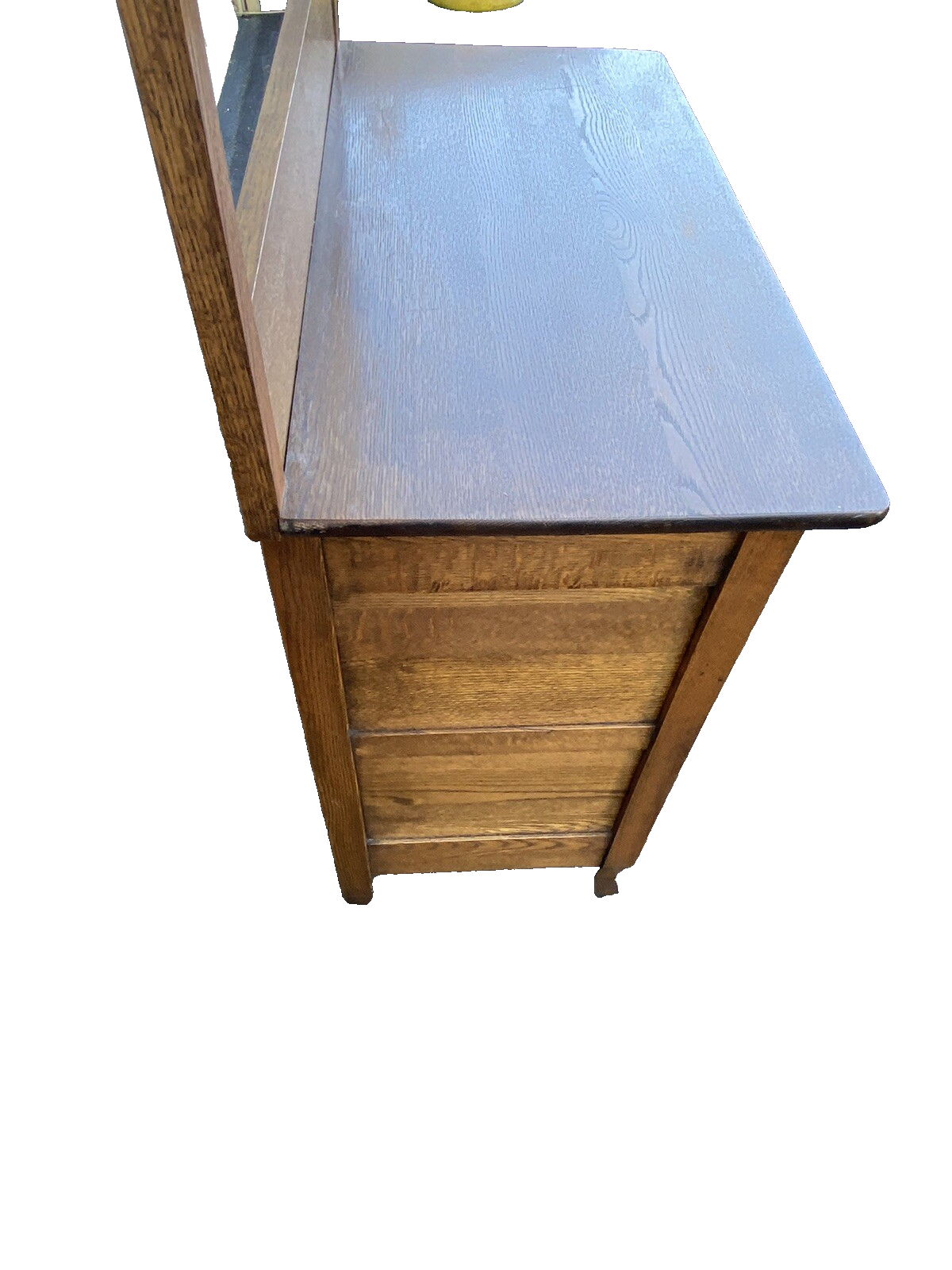 65942 Antique Victorian Oak Washstand Chest Dresser