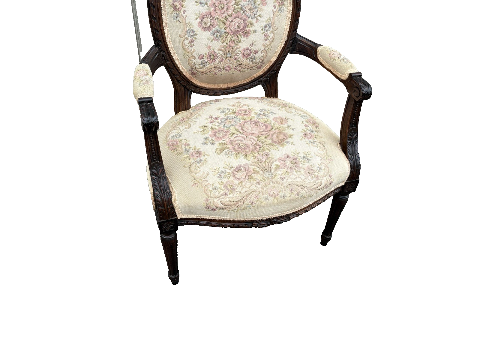 66944 French Country Louis XV Armchair Chair