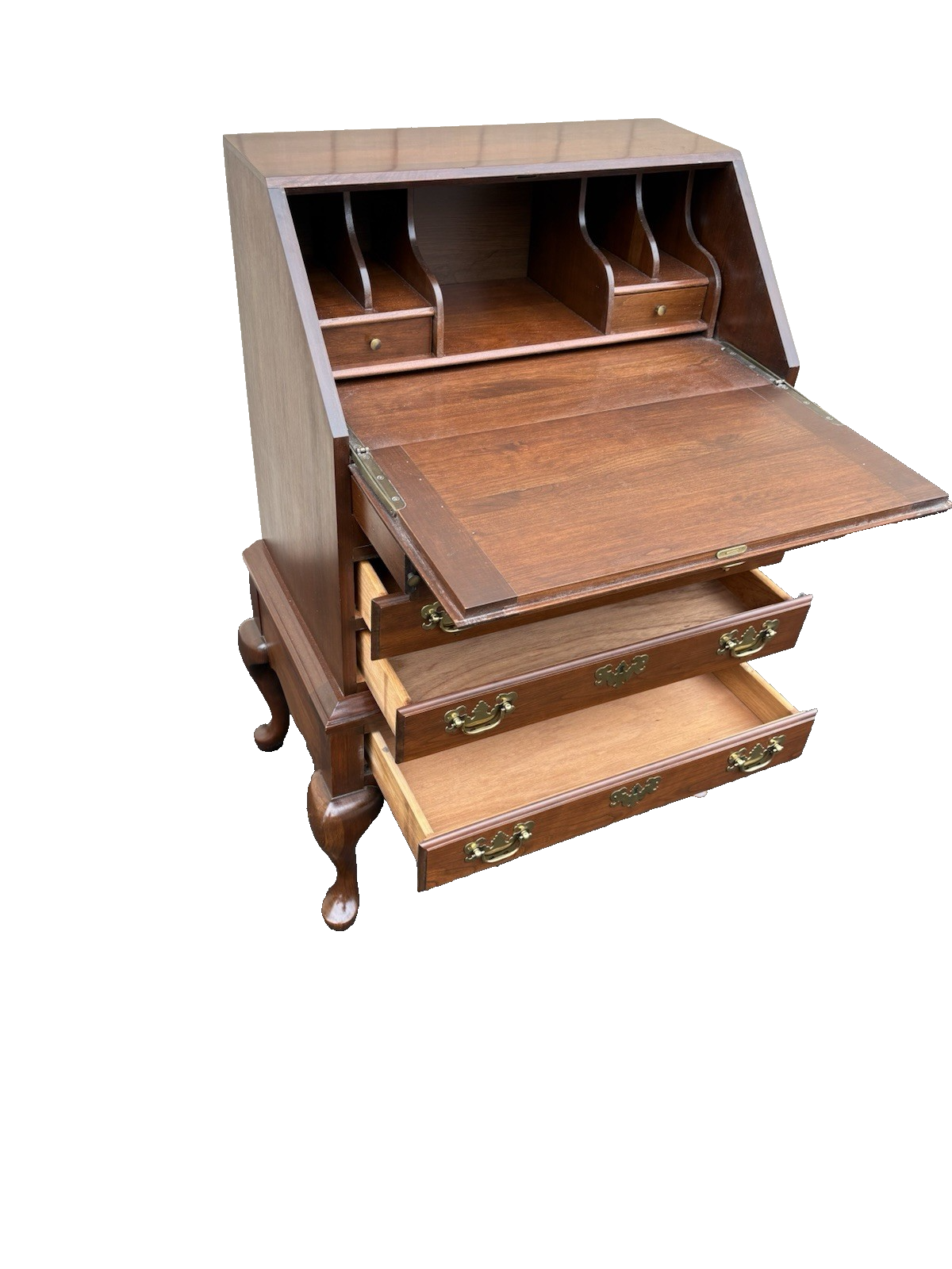 66733 Solid Cherry Slantfront Desk Chest