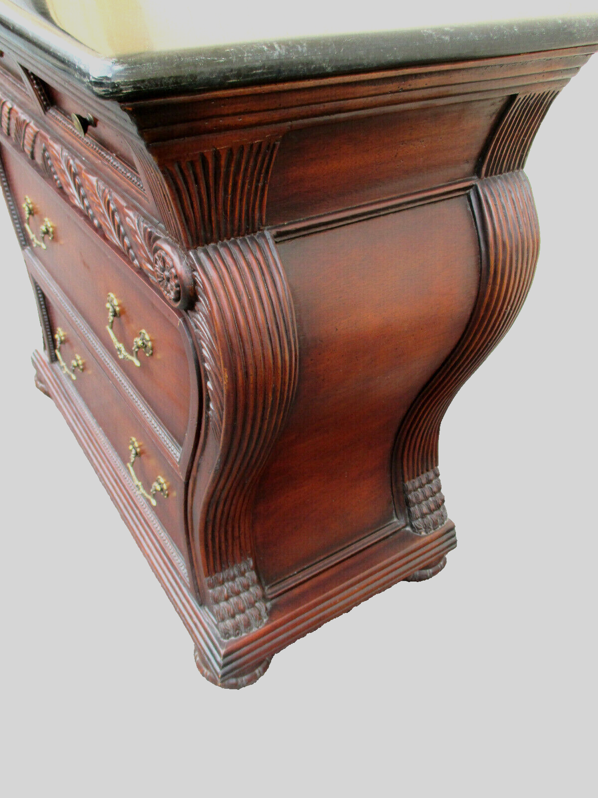 63027   Marble Top Nightstand End Table Stand Batchelor  Chest Dresser