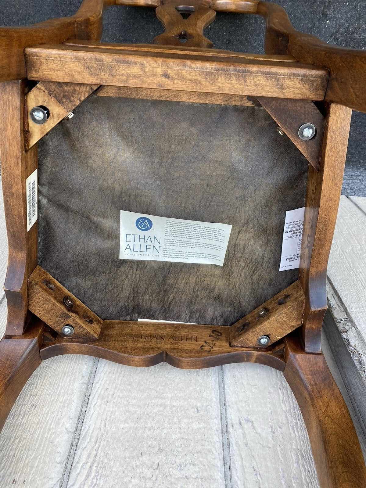 66280 Set 6 Ethan Allen Dining Chair s