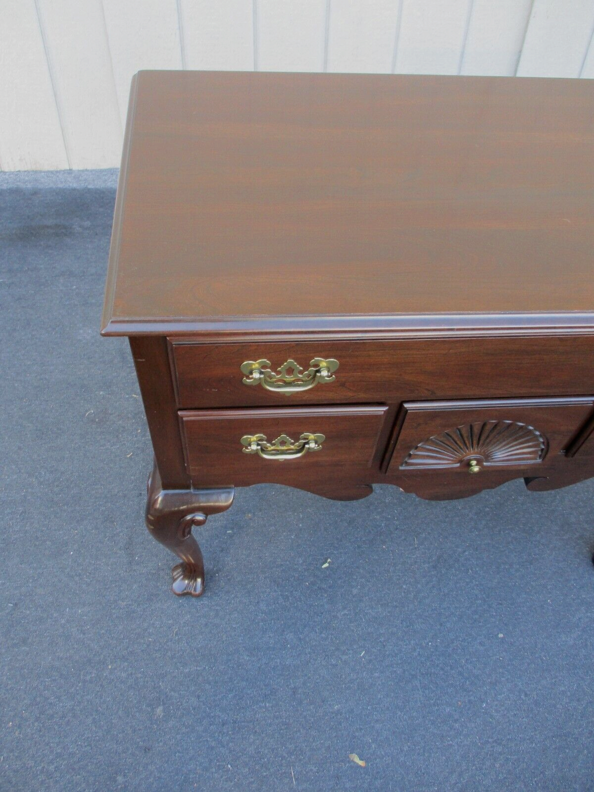 63765 ETHAN ALLEN Mahogany Low Boy Dresser Chest
