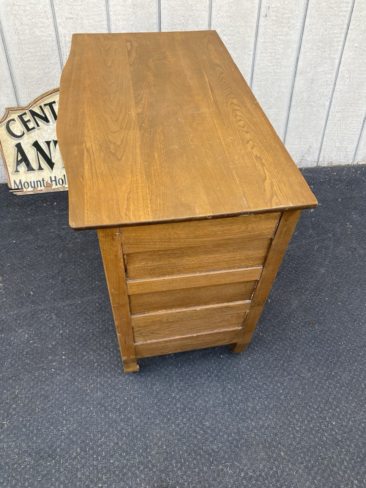 66602   Antique Victorian Oak Washstand Dresser Chest