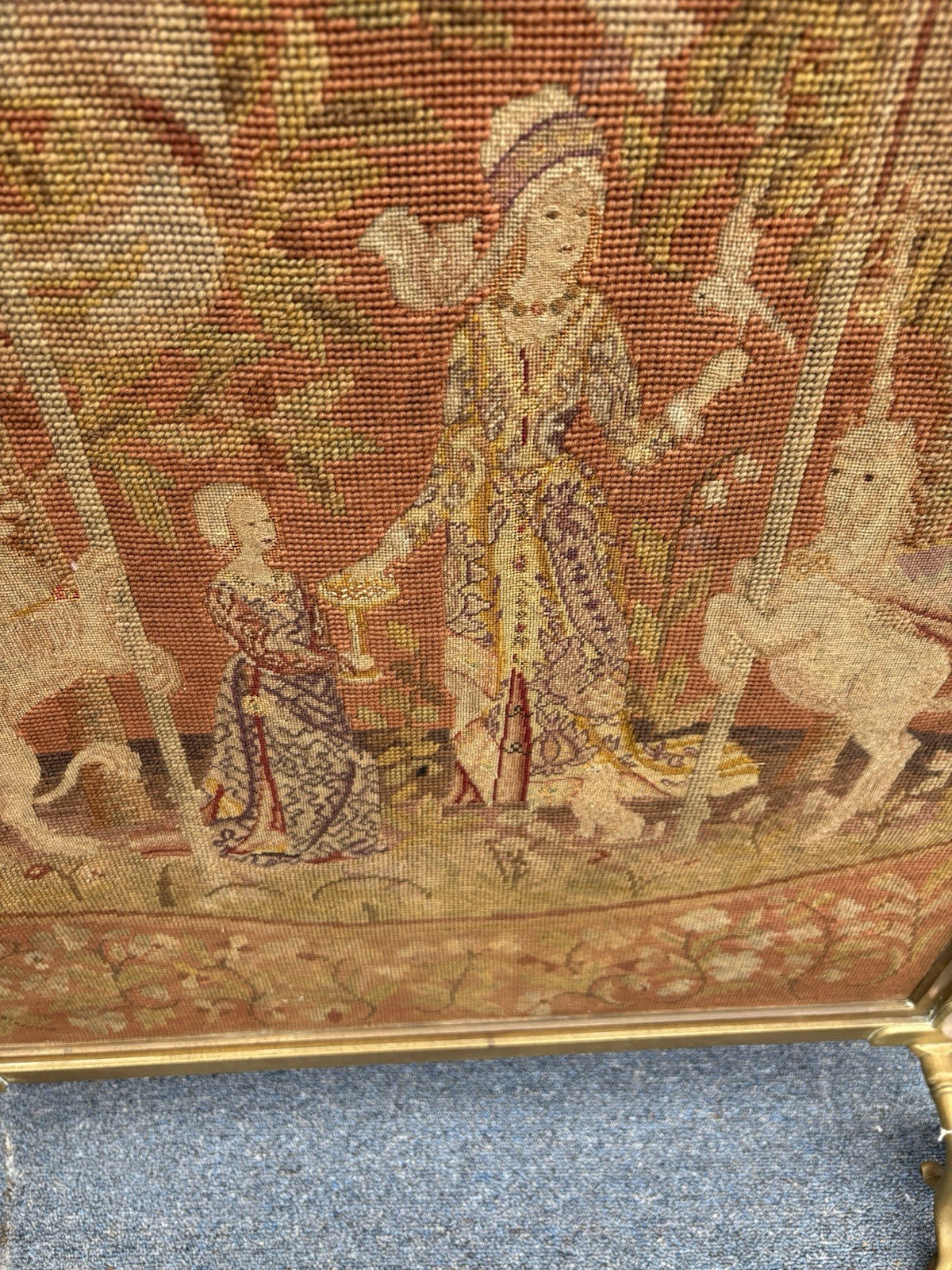 65585 BRONZE Custom Hand Made Fireplace Screen Room Divider