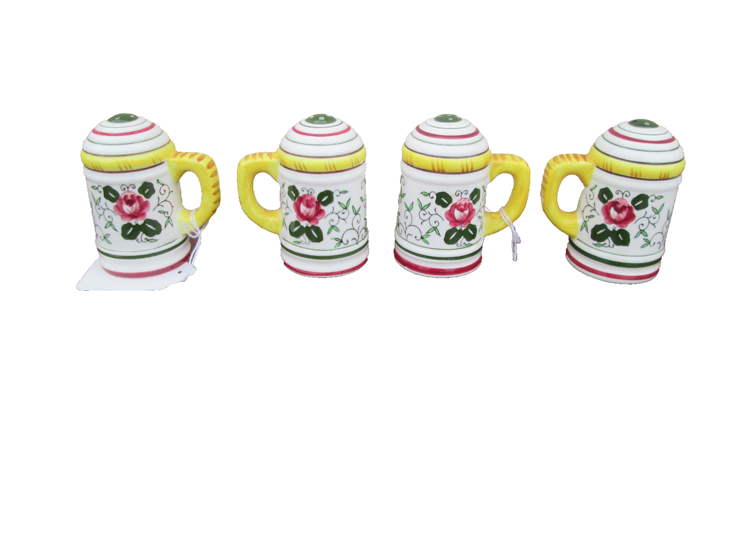 COLSW:  ROOSTER & ROSES PY  29 pieces Plates Bowls Salt Box Cup + Saucers