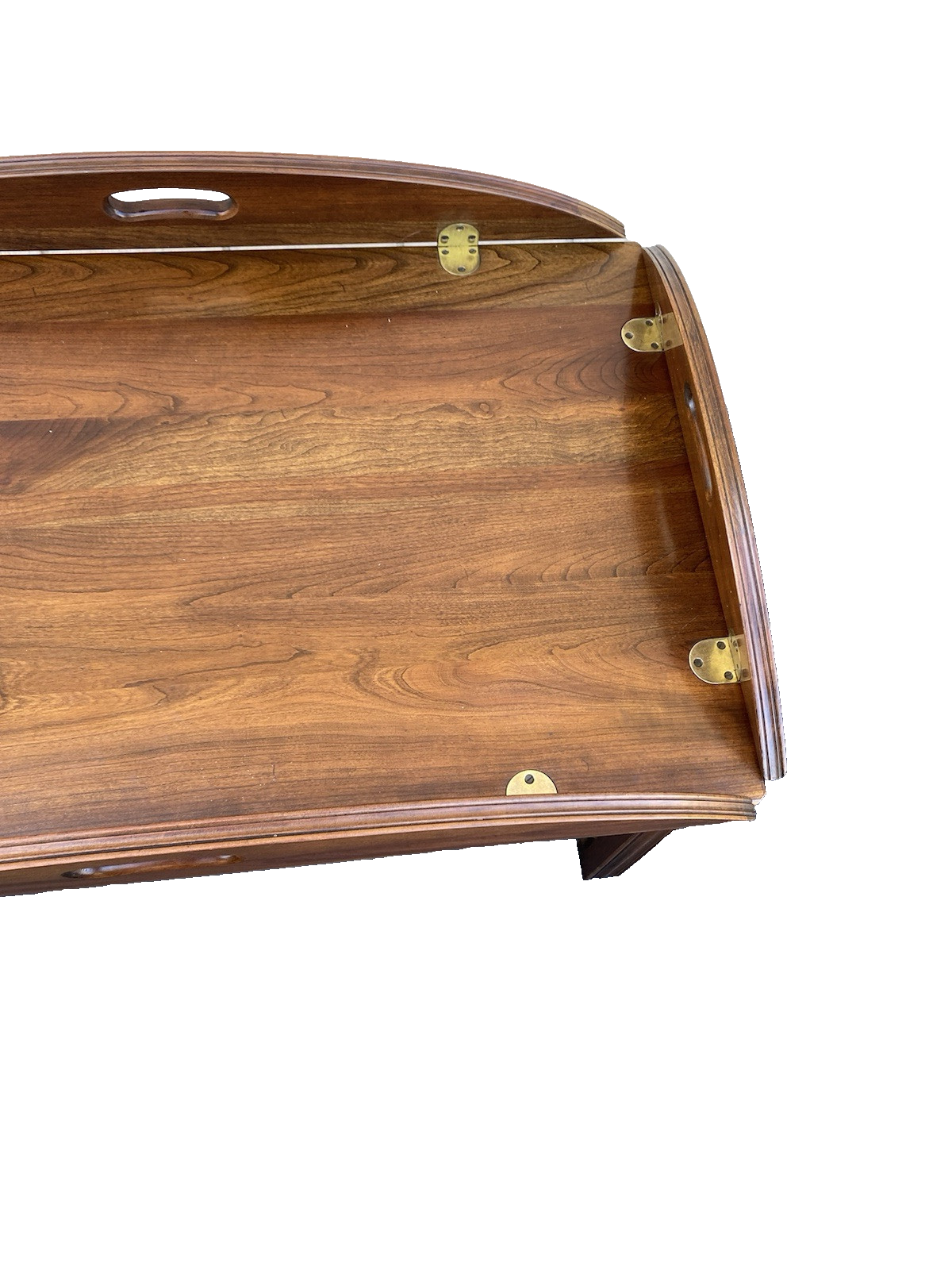 66345 ETHAN ALLEN  ?? Cherry  Butler Coffee Table Stand