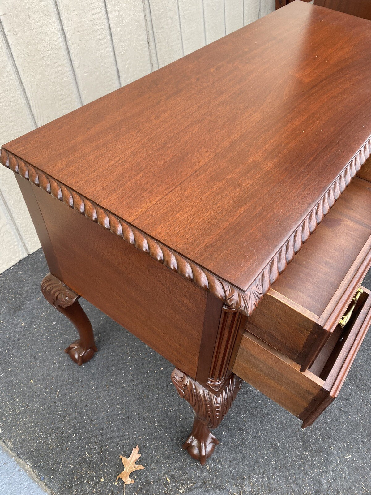 66073 Solid Mahogany Vanity Desk CUSTOM MADE