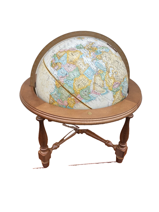 65193 REPLOGLE Table Top World Globe Atlas