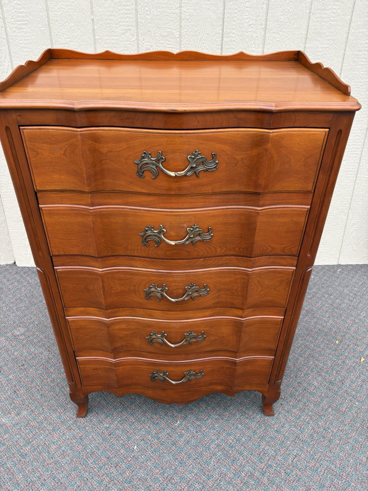 67137 JOHN  WIDDICOMB Cherry High Chest Dresser