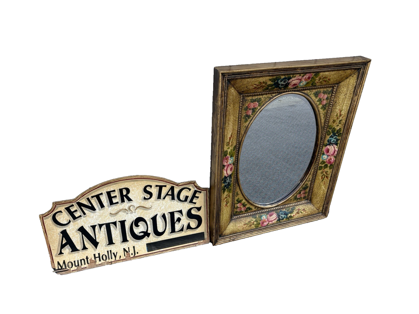 66909  Modern Decorator Mirror in Fancy Picture Frame