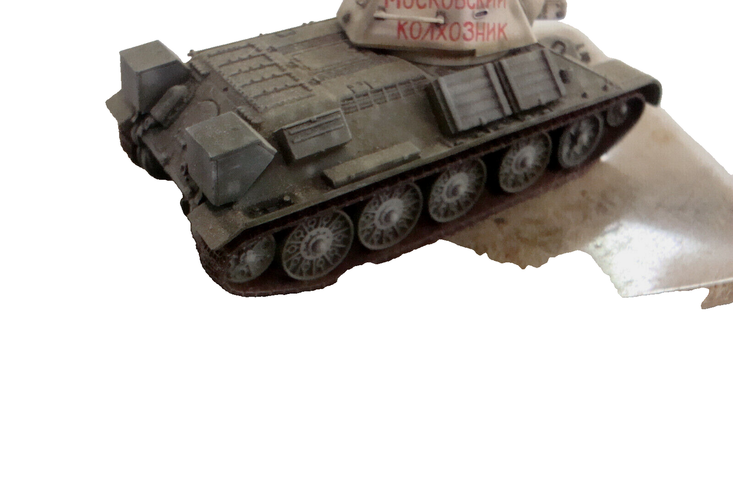 ES35: Pair of Dragon Armor Model WWII Collectibles Military Tanks w/display Base