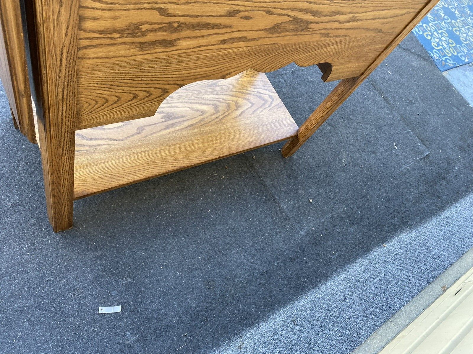 65826   Harden Furniture Oak Dropside Server Bar Cart Sideboard