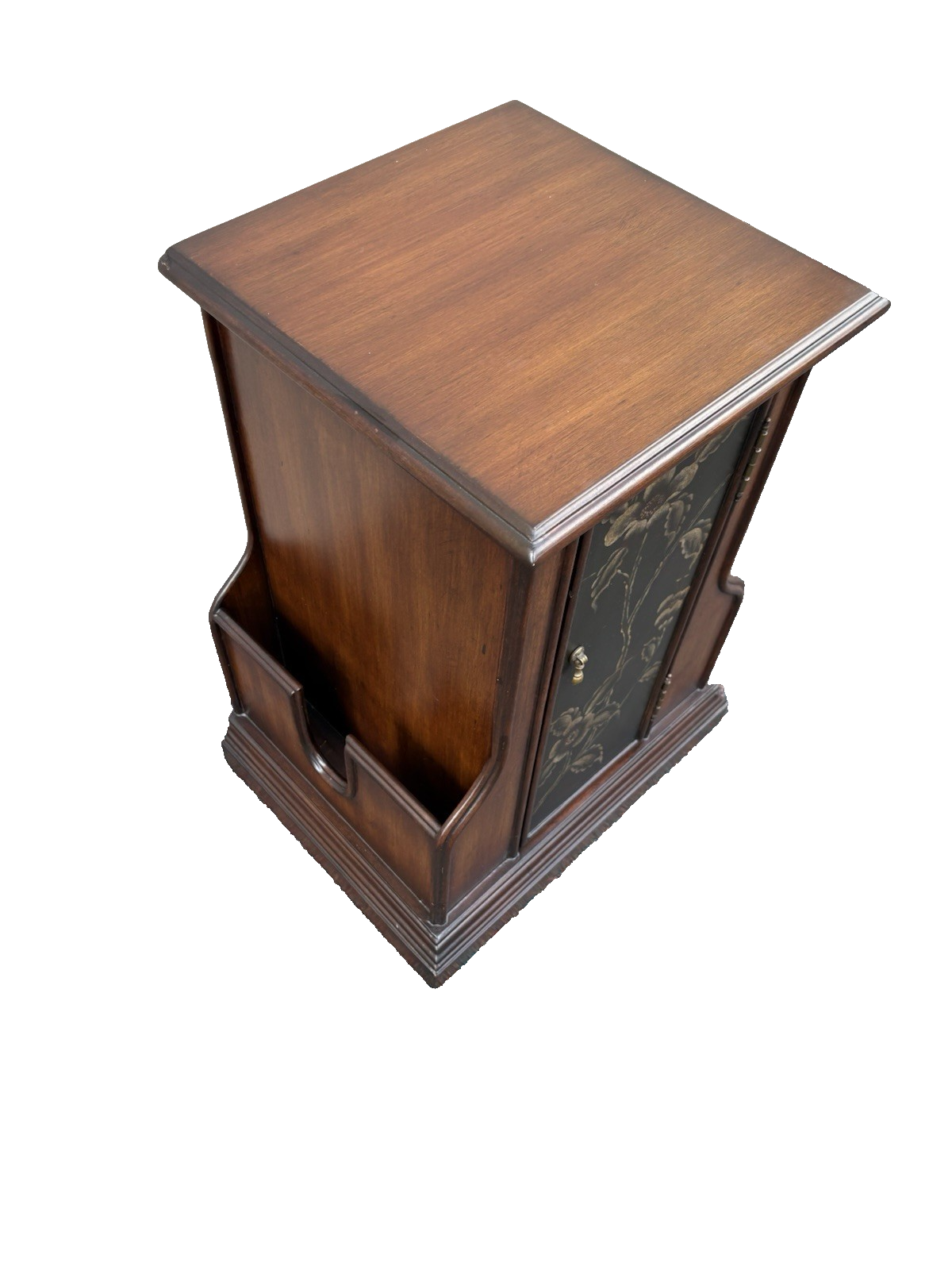 66983 Decorator Lamp Table Stand with Magazine Rack Sides