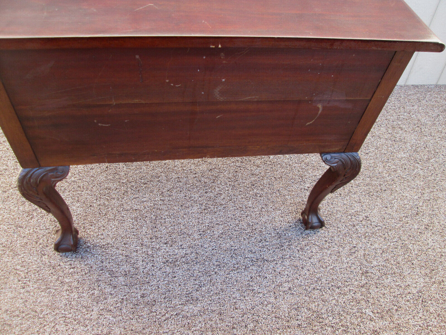 54083 MAHOGANY BALL AND CLAW FOOT LOWBOY SERVER DRESSER