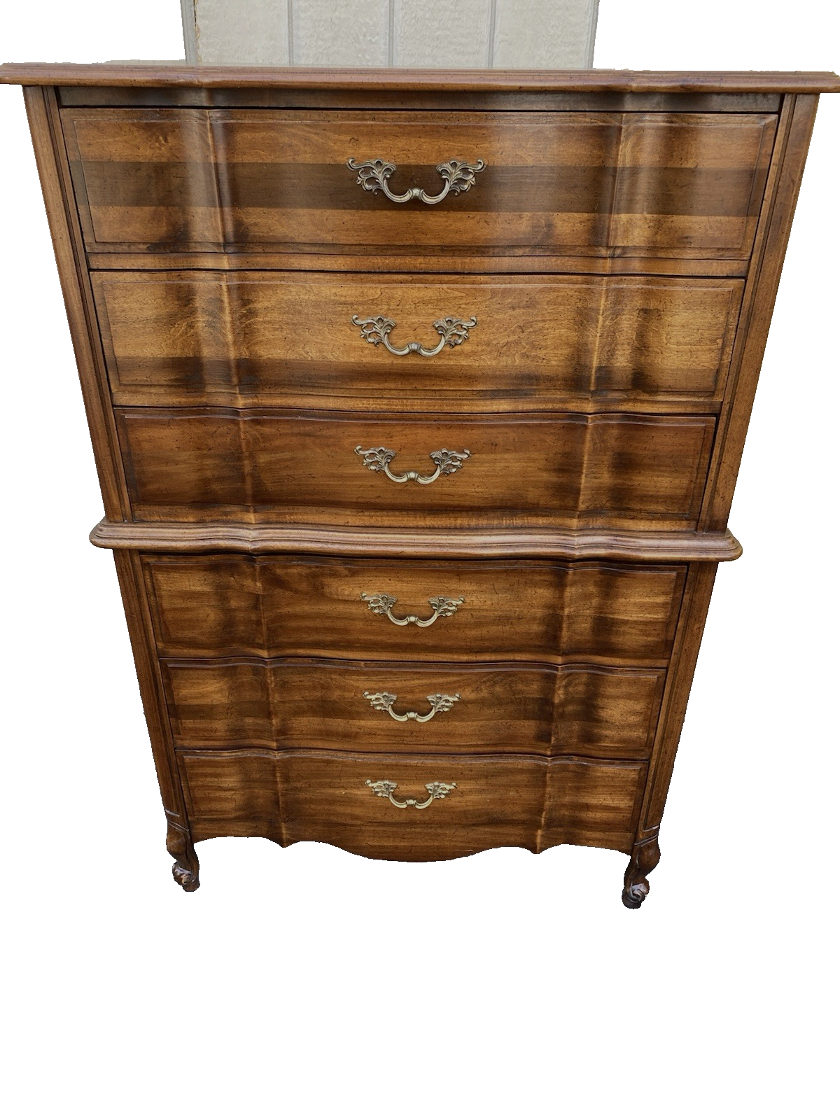 66621 French Provincial High Chest Dresser