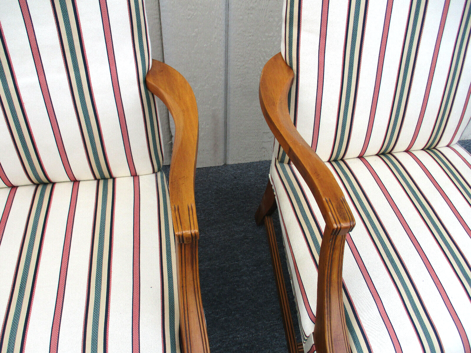 62774    Pair FAIRFIELD Bergere Armchair Chairs 