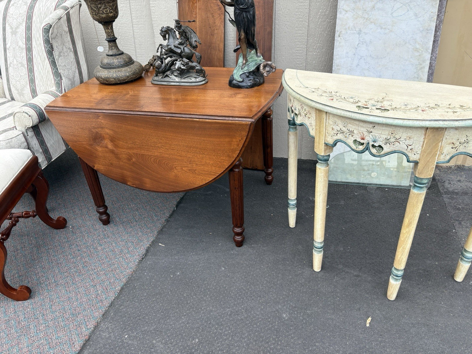 67047 Maple Nightstand End Table Stand