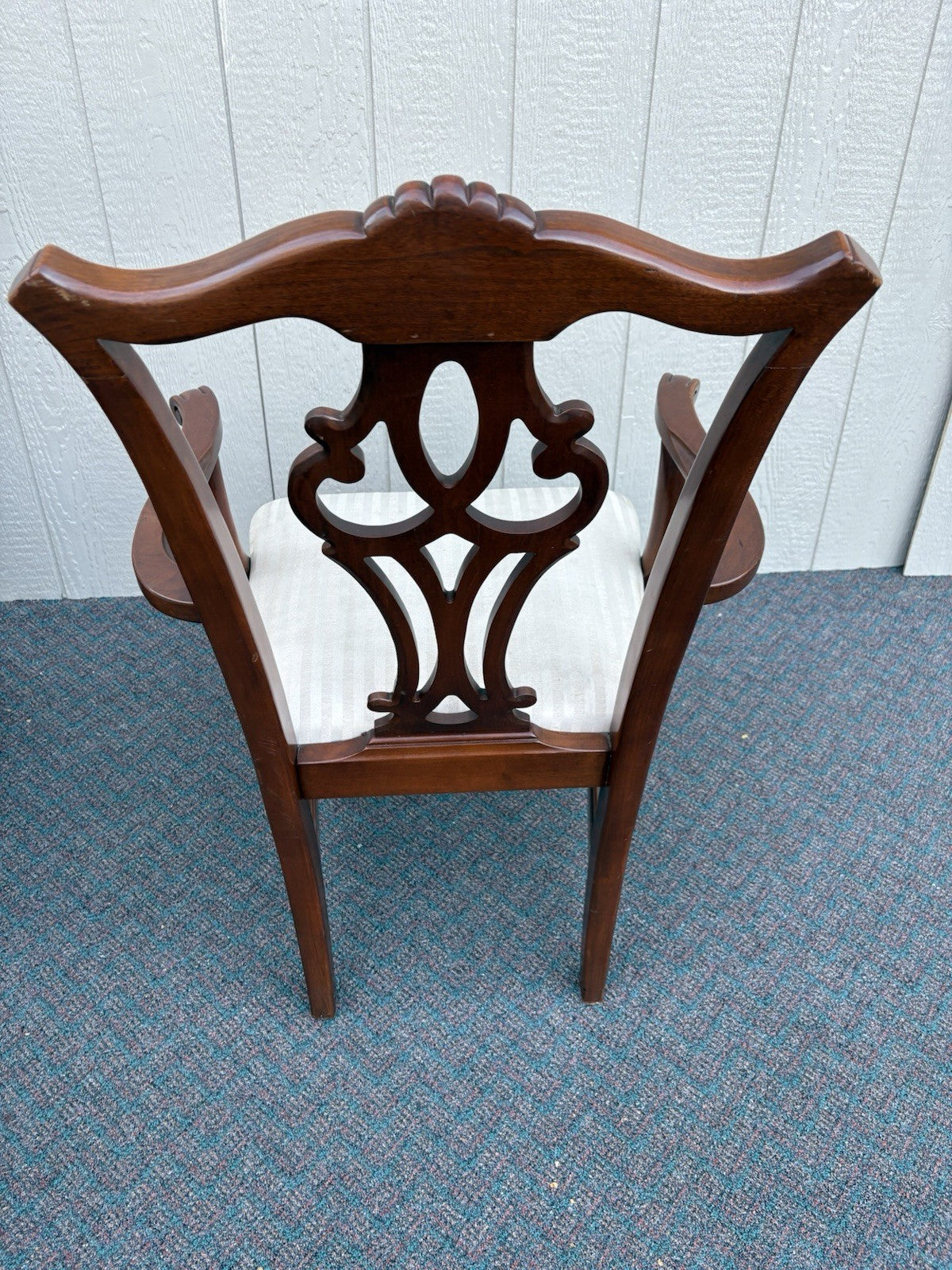 67163 Set of 8 Mahogany SUMTER Cabinet  Dining Chair s