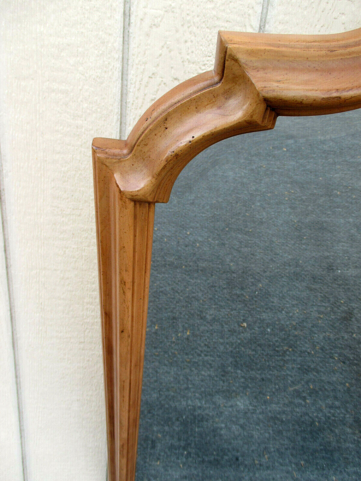 62958 Large Maple Beveled Mirror -32"W x 2"D x 52"H