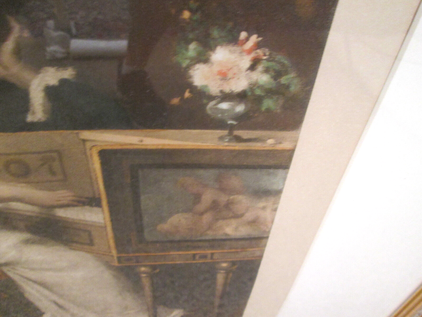 56762 Maude Goodman Framed Lithograph  "WHEN THE HEART IS YOUNG" 