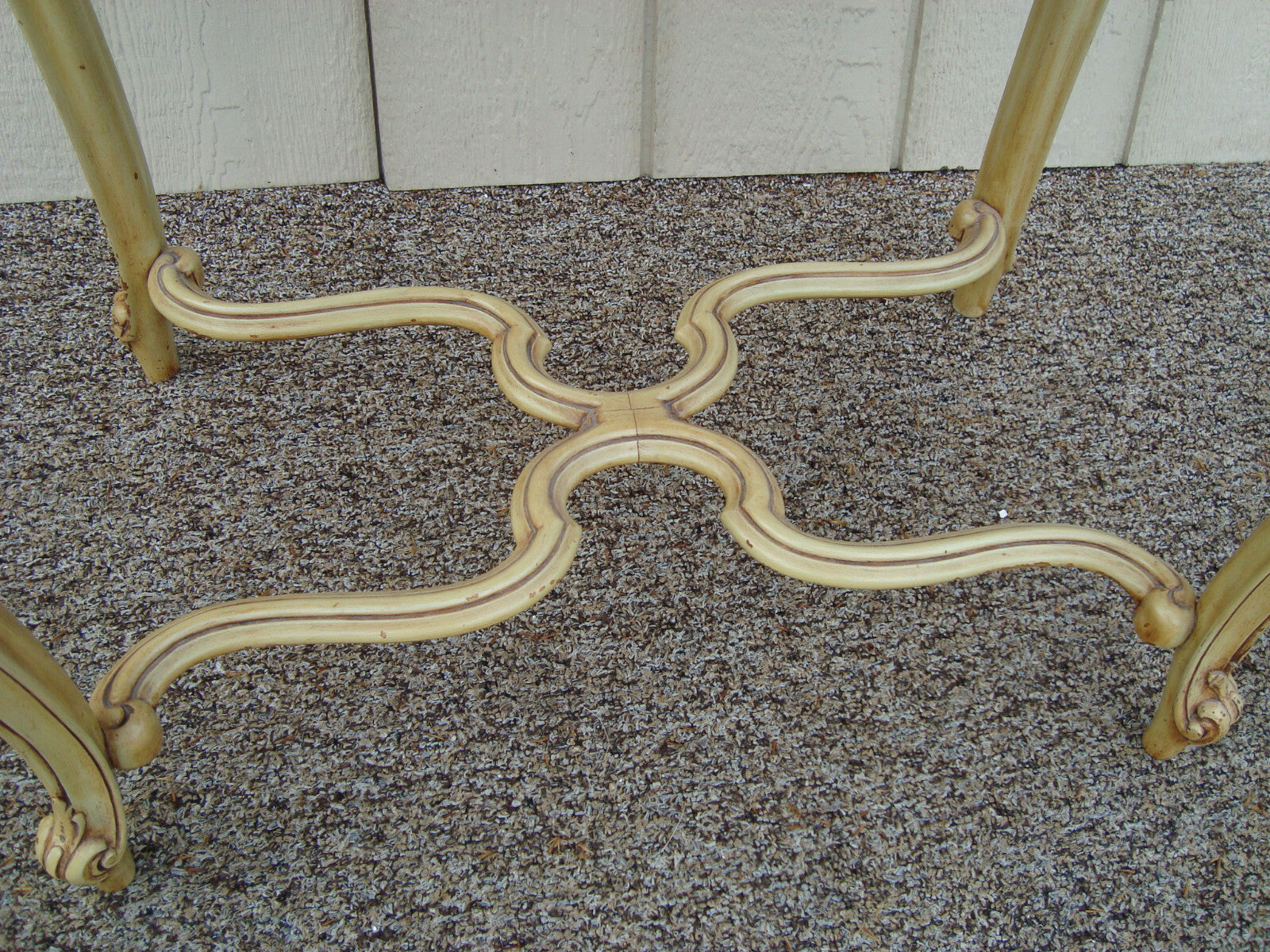 59969 QUALITY Satinwood Lamp Table Stand w Orignal Factory Painted Base